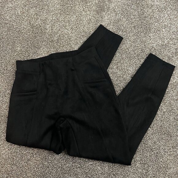 Set Of 2 Halara Tummy Control Pocket Faux Suede Leggings - Picture 8 of 13